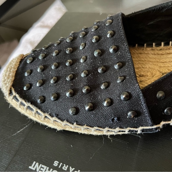 Saint Laurent Studded Accents Espadrilles - Picture 11 of 14